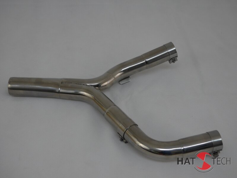 HATTECH Y-Rohr als Vorschalldämpfer-Ersatz für BMW R65/R80/R100 Monolever ab 1985