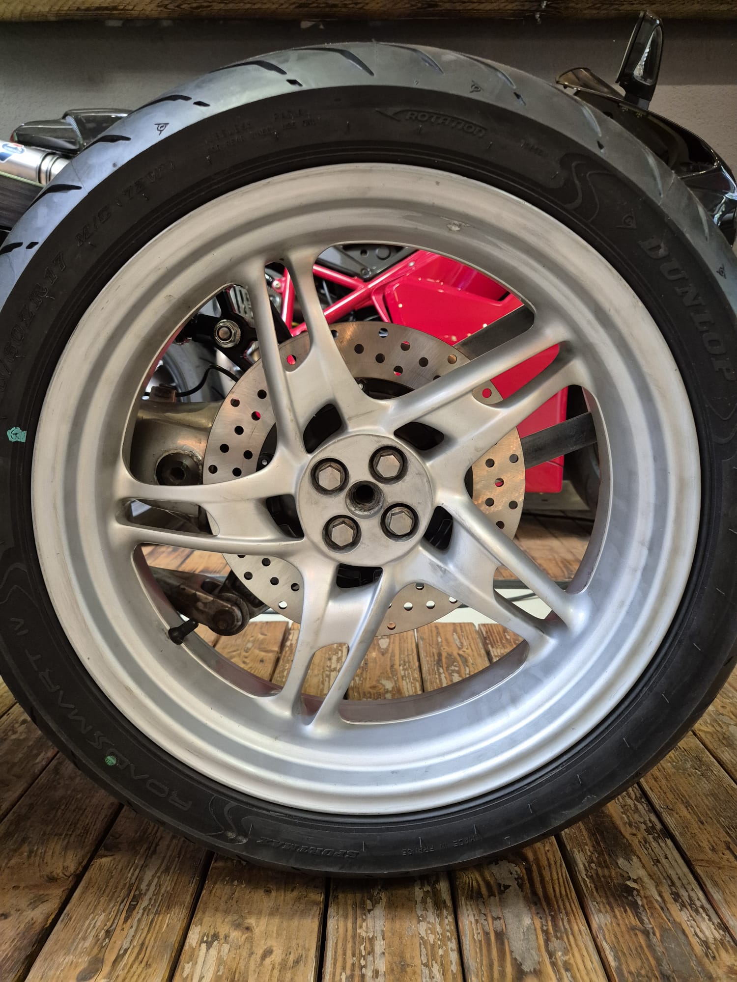 Adapter / Spacer für BMW K1200 Alufelge - Hinterrad Felge