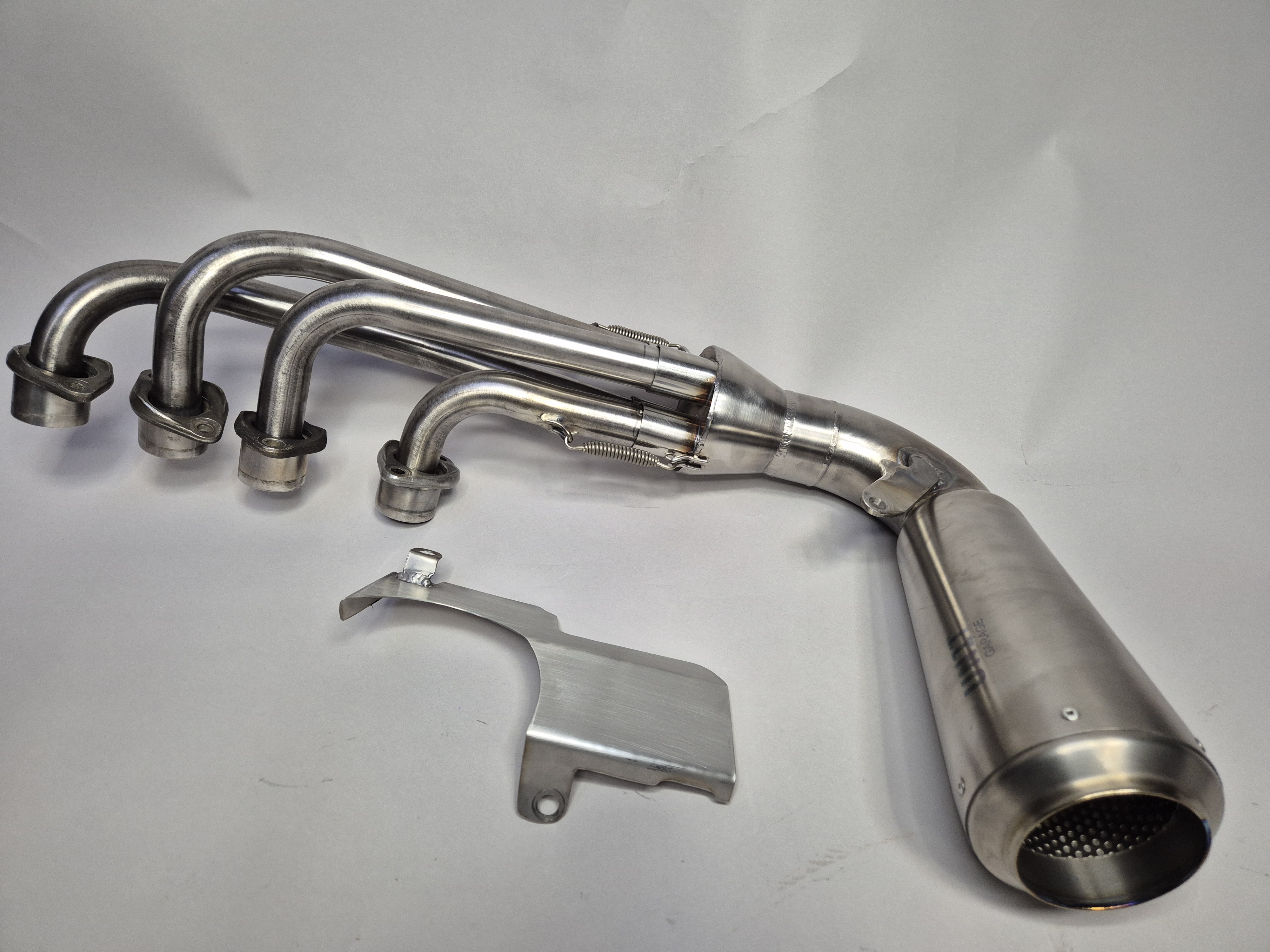 BMW K75/K100 Krümmer + Endschalldämpfer Unit Garage Black Arrow 