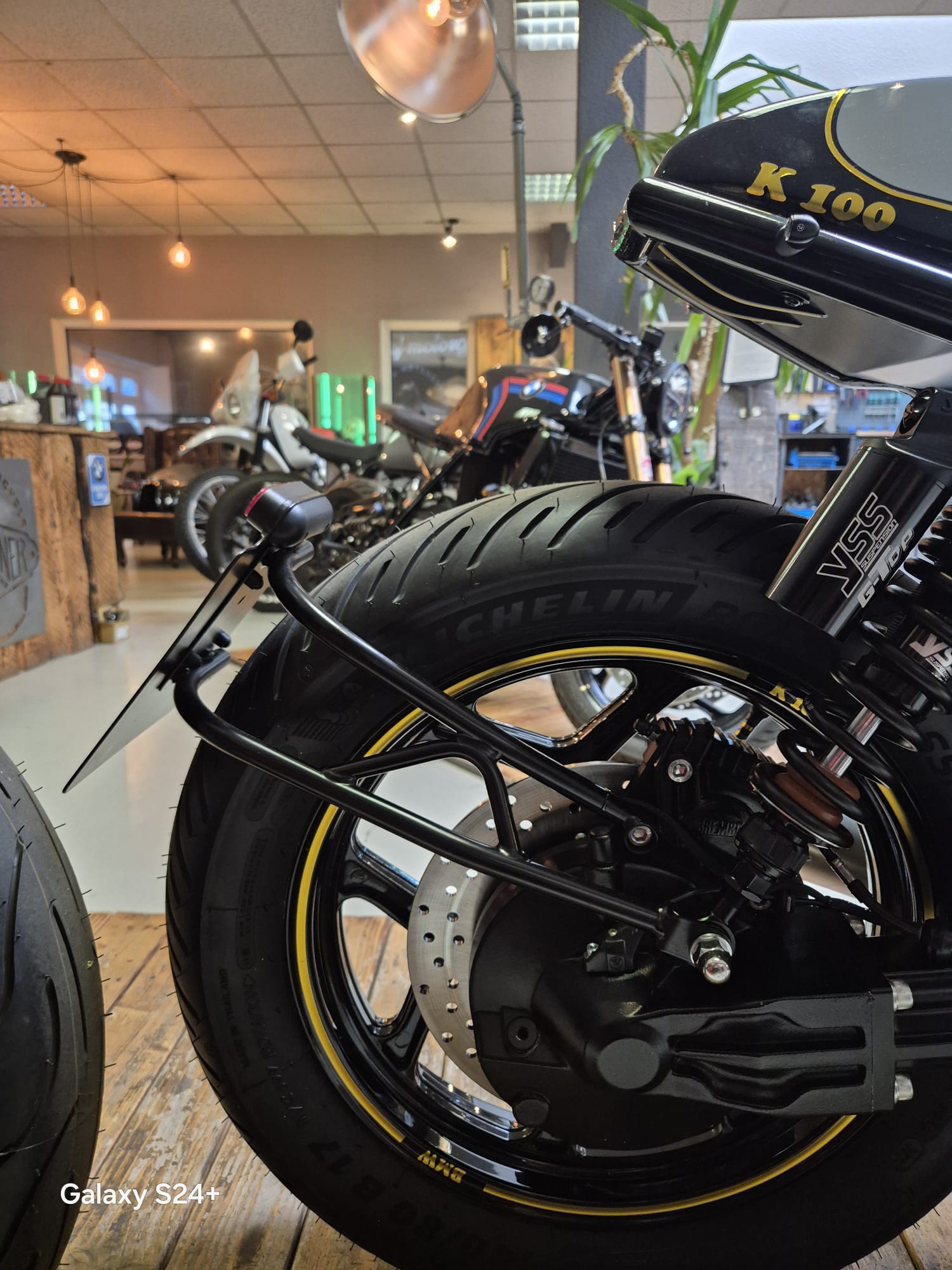 Kennzeichenhalter BMW K100, K75 Caferacer 